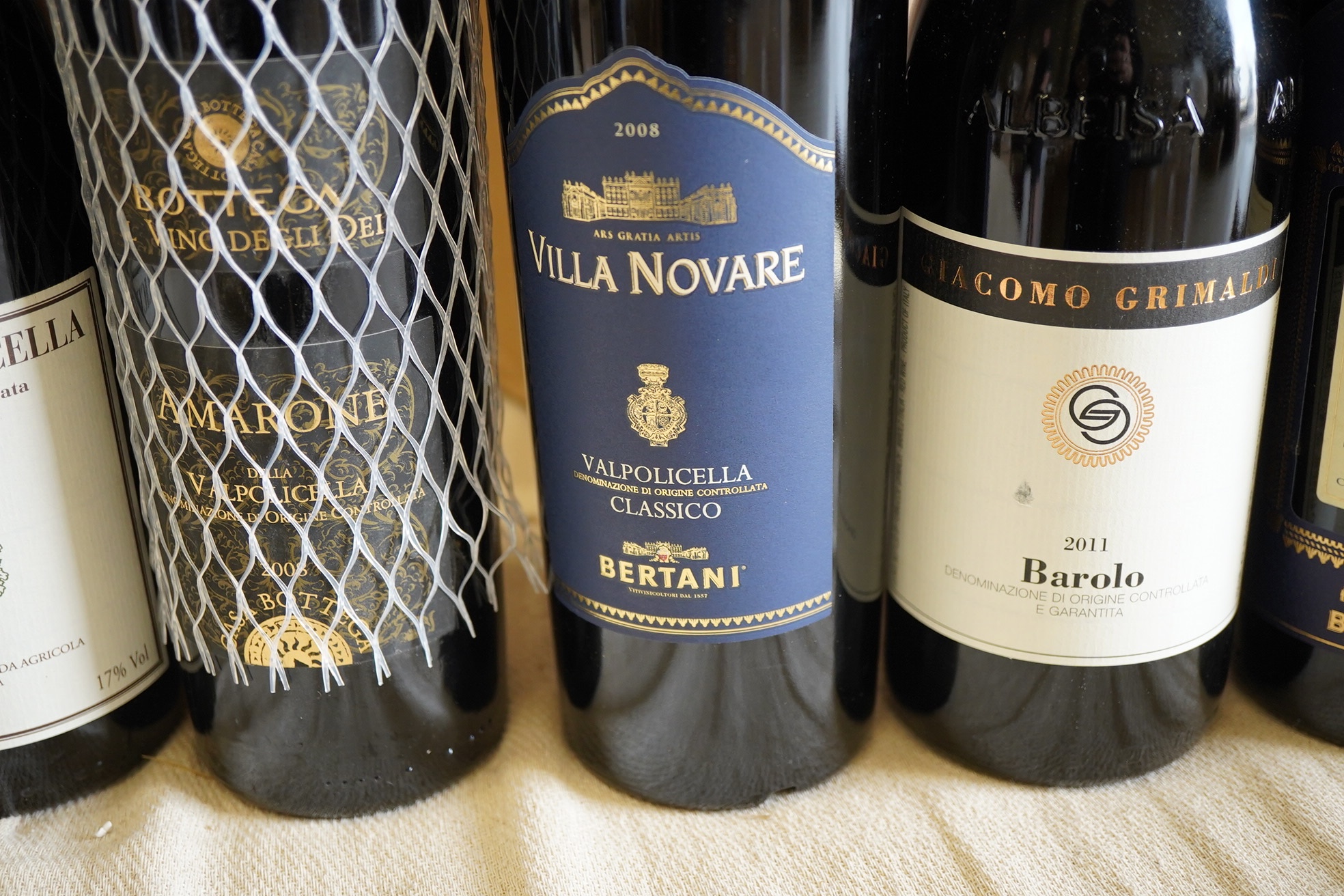 A mixed parcel of Italian red wine